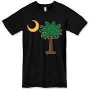 Buy a Christmas Palmetto Moon American Apparel T-Shirt and have a Merry Christmas, South Carolina style.