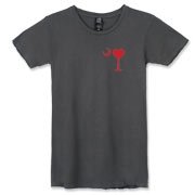 Buy a Heart Palmetto Moon Alternative Apparel Women's Destroyed T-Shirt. the read heart is perfect for every sweetheart on Valentine's Day. This version features a smaller palmetto moon printed on the left chest area.