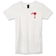 Buy a Heart Palmetto Moon Alternative Apparel Women's Burnout T-Shirt. the read heart is perfect for every sweetheart on Valentine's Day. This version features a smaller palmetto moon printed on the left chest area.