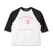 Join the fight against breast cancer in South Carolina! Show you care and be aware with a Join the Fight Pink Ribbon Palmetto Moon Kids Baseball Jersey. Proceeds from Pink Ribbon Palmetto Moon Join the Fight products donated to help find a cure.
