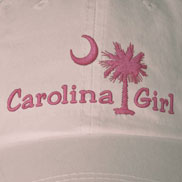 Embroidered Carolina Girl