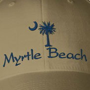 Embroidered South Carolina Palmetto Cities